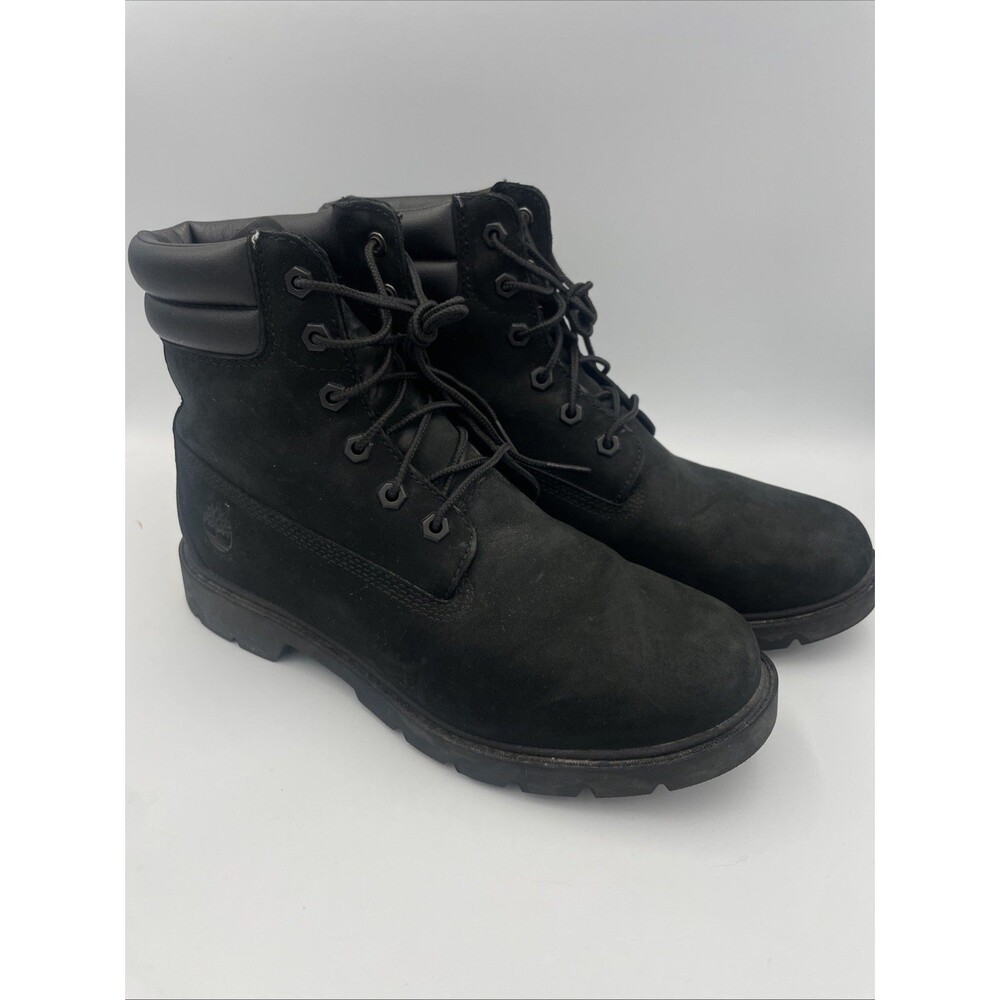 Timberland Women’s Black Boots Linden Woods 6" Chukka  A156S Size 10